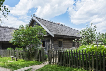 农村体系结构农村日志小屋