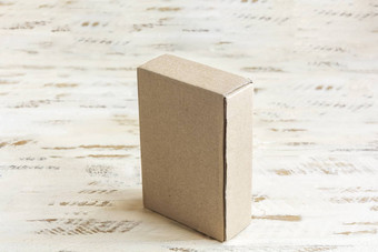 小纸板盒子木表面