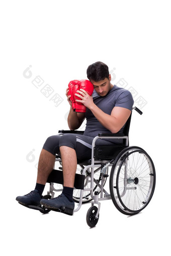 拳击手恢复<strong>受伤</strong>轮椅