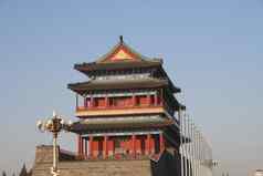 北京中国11月古老的皇家宫殿