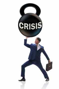 业务概念危机经济衰退