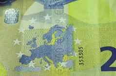 欧洲地图欧元比尔