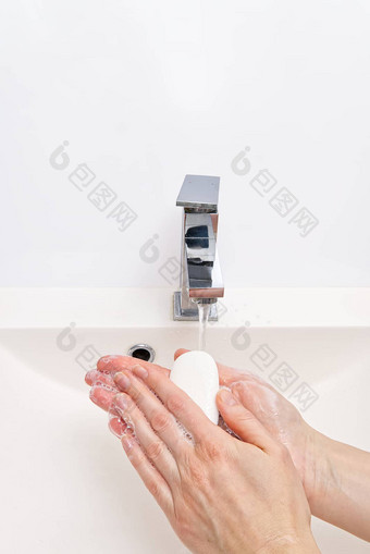 抗菌肥皂手肥皂手洗手肥皂水冠状病毒预防科维德概念病毒保护冠状病毒疫情