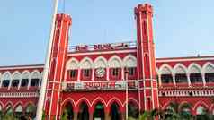 德里铁路站德里结最古老的铁路站德里城市最繁忙的铁路站印度条款频率德里印度亚洲pac8月