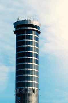 空气交通联系中心塔机场曼谷泰国