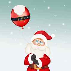 圣诞老人老人圣诞节气球
