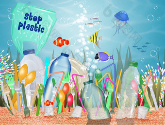 塑料浪费警告海