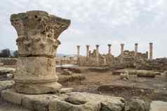 考古网站帕福斯塞浦路斯房子忒修斯柱子
