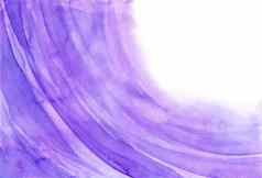 摘要水彩手绘画插图明亮的紫色的波浪背景高决议设计卡封面打印网络