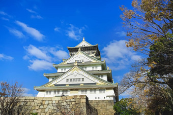 美丽的场景<strong>公园大阪城堡</strong>