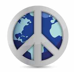世界和平象征和平象征世界插图