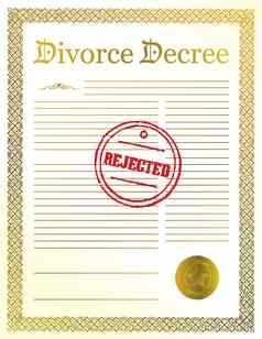 拒绝了离婚法令论文插图设计