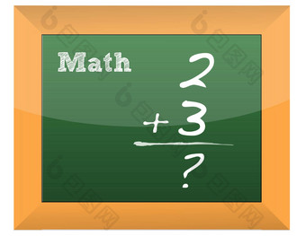 简单的数学公式写黑板