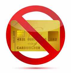 信贷信贷卡片允许插图设计