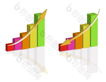 金字塔色彩斑斓的图模板孤立的白色使用