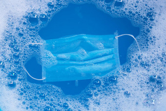 保护医疗面具浸泡粉洗涤剂水dissolut