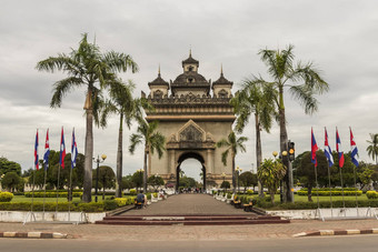 帕塔克赛纪念碑资本万象老挝凯旋拱