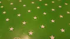 表绿色纸白色明星贴纸
