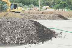 有机堆肥堆肥料生产土壤培养