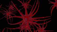 神经元细胞网络结构背景呈现