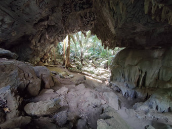 wondelful石灰石洞穴一天时间泰国