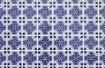 传统上,<strong>蓝</strong>色的葡萄牙语瓷砖