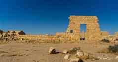 古老的废墟以色列内盖夫沙漠旅行