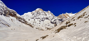 安纳普尔纳峰南安纳普尔纳峰范围安纳普尔纳峰保护区域喜马拉雅山脉尼泊尔