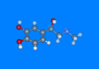 肾上腺素医疗<strong>分子</strong>模型原子