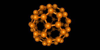 巴基球<strong>分子</strong>模型原子