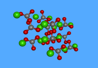 卡尔齐特<strong>分子</strong>模型原子