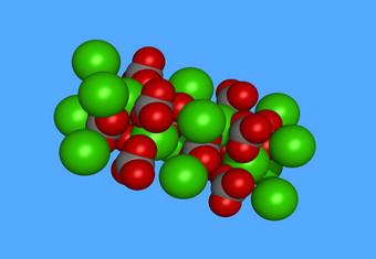 卡尔齐特分子模型原子