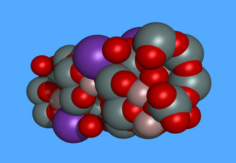 马斯科维特<strong>分子</strong>模型原子