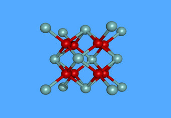 锆石<strong>分子</strong>模型原子