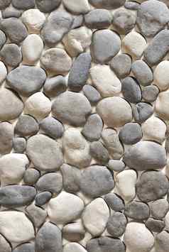 假的石头形式灰色的黑色的鹅卵石