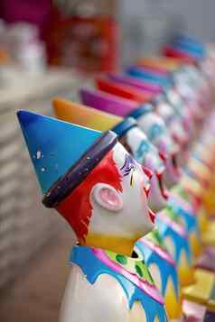 小丑雕像杂耍小巷国家显示