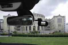 行车记录仪车相机视图挪威议会奥斯陆诺瓦