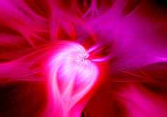 美丽的摘要交织在一起纤维形成形状闪耀火焰花相互关联的心粉红色的紫色的栗色红色的颜色插图