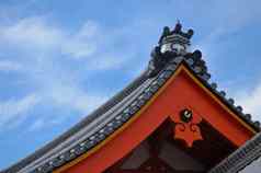 屋顶日语宫《京都议定书》蓝色的天空