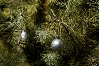 圣诞节树针简约装饰