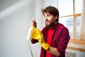 房子更清洁的洗涤剂室内窗口生活方式服务