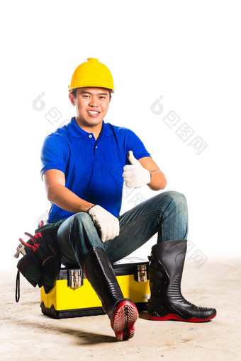 亚洲建设工人工具