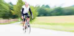 快体育运动骑自行车自行车运动模糊