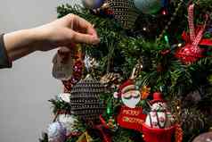 挂圣诞节装饰饰品圣诞节树