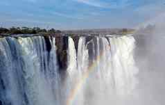 维多利亚瀑布赞比西河河津巴布韦赞比亚