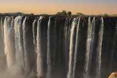 维多利亚瀑布赞比西河河津巴布韦赞比亚