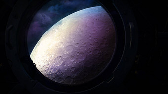 表面月亮汽门宇宙飞船