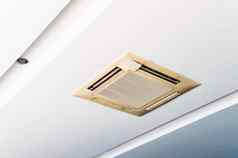 盒式磁带类型空气护发素天花板室内电子产品净化器概念