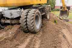 痕迹轮胎胎面回来工业运输挖掘机轮推土机