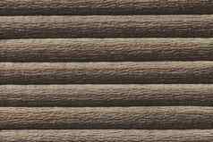 黑暗棕色（的）水平日志栅栏现代室内木纹理背景